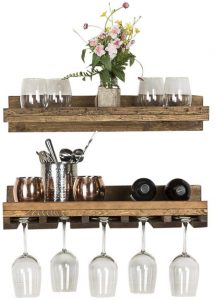 Del Hutson Floating Wine Shelf (2Ft/24 inches)