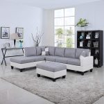 Divano Roma Leather Living Room Sectional Sofa
