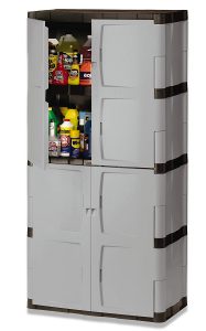 Rubbermaid 72-Inch Resin Storage Cabinet
