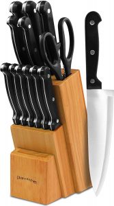 13- Piece Knife Set with Wooden Block