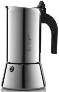 Venus Induction capable espresso coffee maker