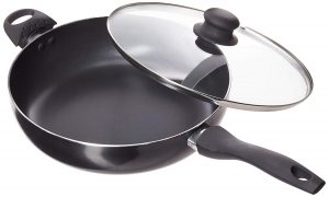Big 5 Quart Capacity for Stir Fry Frying or as Saucepan - Non Stick Saute and Frying Pan