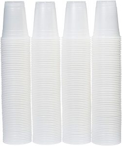 AmazonBasics 16oz disposable plastic cups