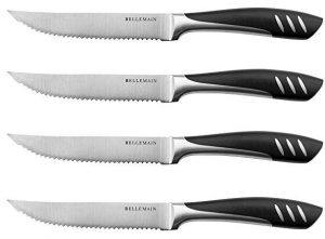 Ashlar Steak knives set of 6 serrated stainless steel