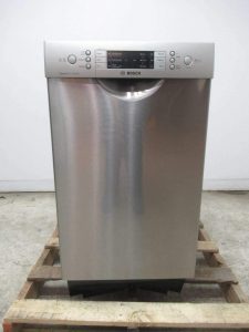 BOSCH SPE68U55UC 18” stainless steel dishwasher