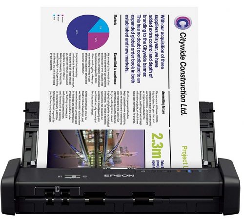 Epson, ES-200, Portable Document Scanner with ADF Duplex Scanning