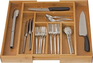 Home-it Utensil Organizer Flatware Dividers/Silverware Holder