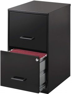 Lorell 14341, 2-Drawer File Cabinet- Easy to handle