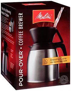 Melitta coffee maker with stainless thermal carafe