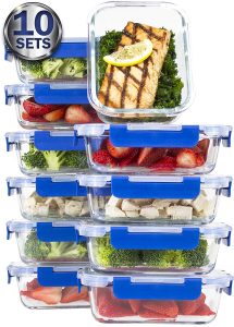 Misc Home Glass Prep meal containers
