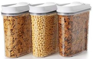 OXO Good Grips 3 piece airtight POP cereal dispenser set