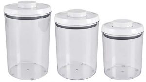 OXO Good Grips 3- piece airtight POP round canister set