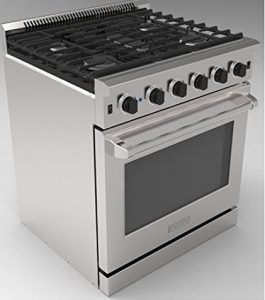 Thor Kitchen stainless steel gas range, LRG3001U