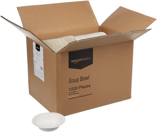 AmazonBasics 16 oz. Compostable Soup Bowls, 1,000-Count