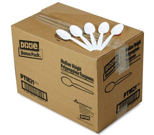 Dixie PTM21 Medium Weight Polypropylene Teaspoon