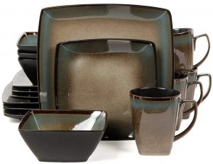 Gibson Elite 101859 square dinnerware set