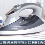 Maytag M400 Speed Heat Steam Iron & Vertical Steamer with Stainless Steel Sole Plate, Self Cleaning Function