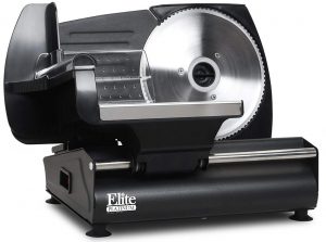 Elite Gourmet EMT-503B electric food slicer