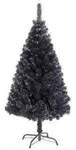 5ft Black Christmas tree by Shatchi