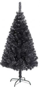 6ft Black Christmas Tree imperial tips by Shatchi