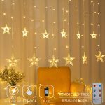 Areskey Start Christmas lights, 138 light and 12 stars