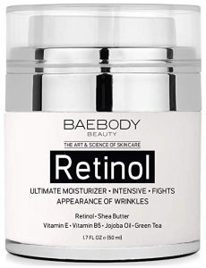 Baebody Retinol Moisturizer cream for face and eye area