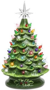 Best Choice Products 15 inch ceramic Christmas tree