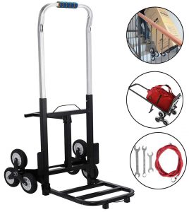 BestEquip 330 LBS Capacity Stair Climber Cart