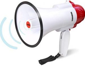 Croove Mega phone Bullhorn with Siren