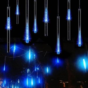 Adecorty Christmas Lights Outdoor Tree Snowfall LED Lights 30cm 8 Tubes