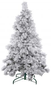 Qualitex Flocked artificial Christmas tree