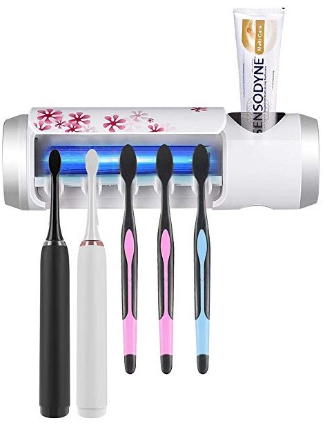 Toothbrush Holder, SARMOCARE UV toothbrush holder with sterilization function
