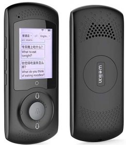 Weikin Portable language translator device