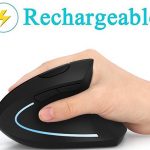 Ergonomic mouse, vertical wireless mouse by Lekvey