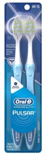 Oral-B Pulsar Soft Bristle Toothbrush Twin Pack