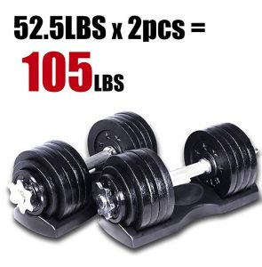 Ringstar Starring 65 105 200 Lbs adjustable dumbbells