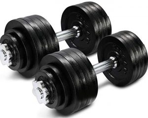 Yes4All Adjustable Dumbbells 60, 105 to 200 lbs | adjustable dumbbell set 200 lbs