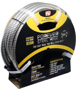 Forever Steel Hose 25ft metal garden hose