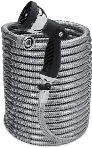 Morvat 100 Foot stainless steel garden hose