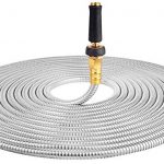 Touch-Rich stainless steel metal garden hose 50ft