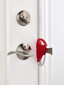 Addalock- 1 piece portable door lock by Rishon Enterprises Inc