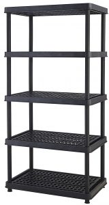 plastic storage shelves