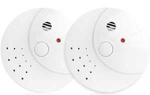 2 pack photoelectric smoke and fire alarm by Vitowell