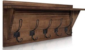 Rustic Wall Mounted coat rack 