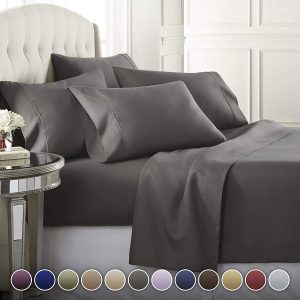 6 pieces Hotel Luxury soft bed sheet set by Danjor Linens