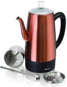 Euro Cuisine PER12 electric percolator, 12 cup