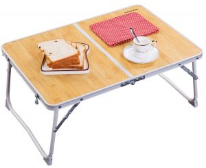 Foldable laptop table, mini picnic table by Superjare