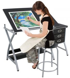 Super Deal adjustable drafting table