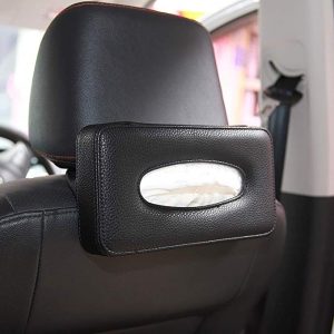 HerMia Luxury Black leather car back seat 