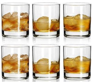 Rock styled old-fashioned whiskey glasses by Bavel